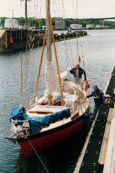 In der Holtenauer Schleuse